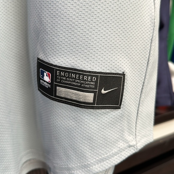 Mookie Betts Los Angeles Dodgers Nike Alternate Elite Authentic Jersey - Gray - Picture 4 of 6